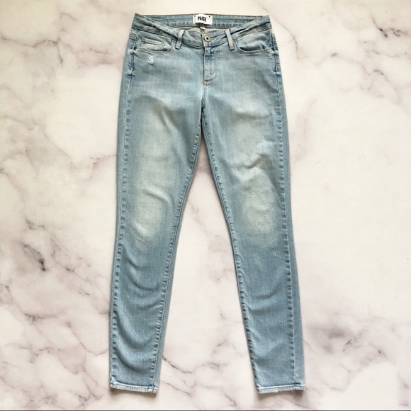 Paige | Verdugo Ultra Skinny Harriett Dest Jeans - Picture 3 of 8